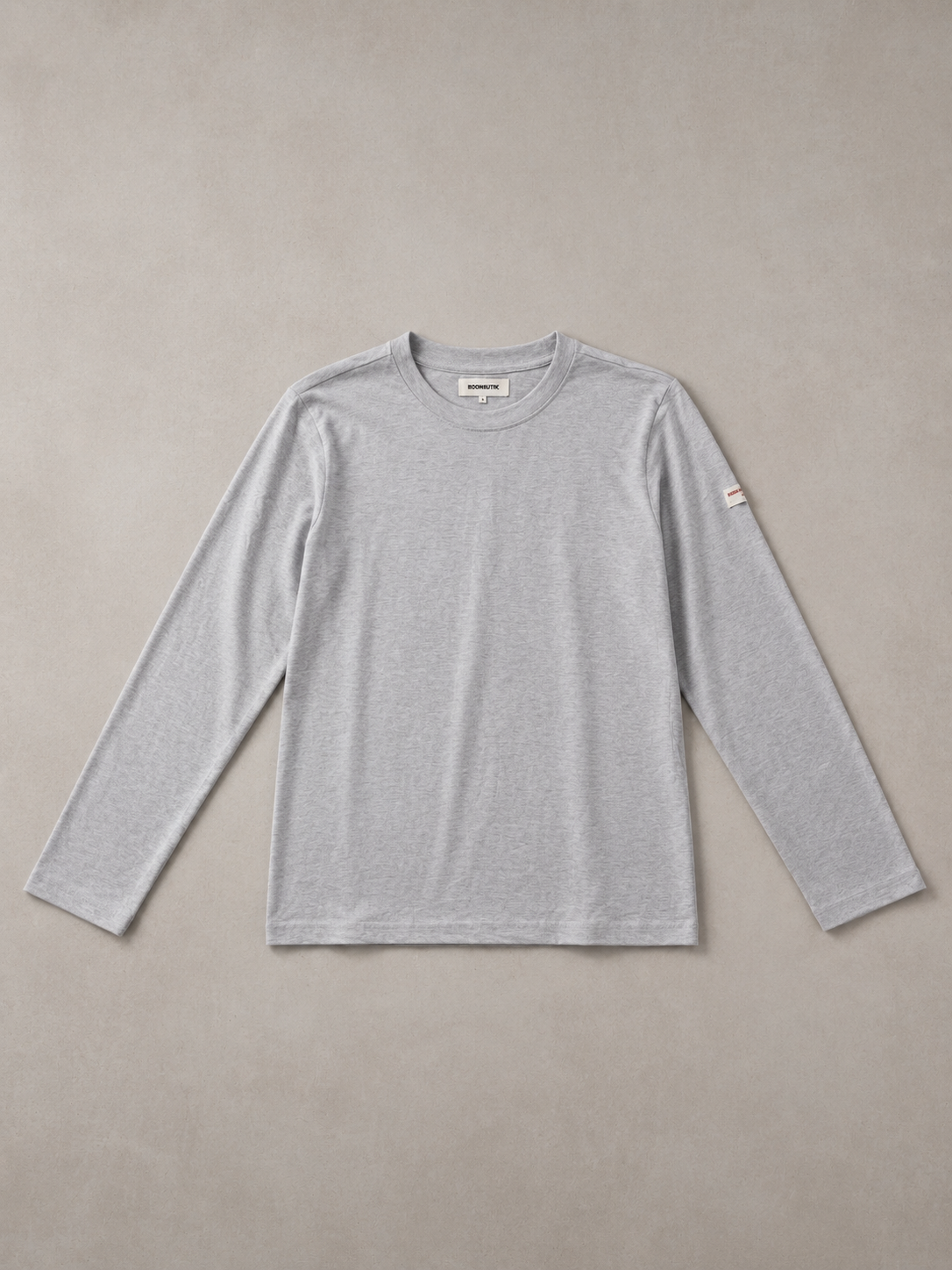 Boom Butik Grå Langærmet T-Shirt - Packshot